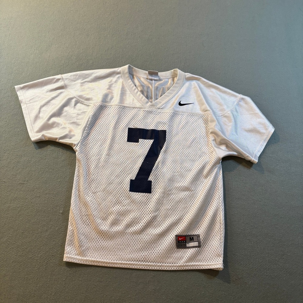 Nike Team UVA Virginia Cavaliers Football Jersey Youth M  #7 Mesh Lacrosse Y2K